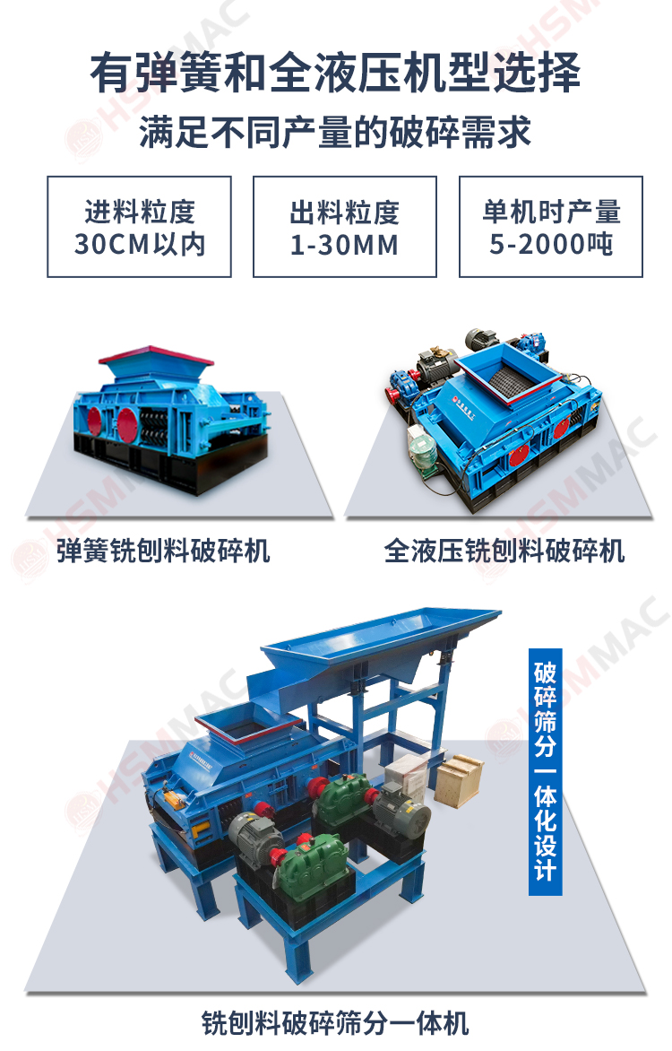 華盛銘雙齒輥破碎機(jī)