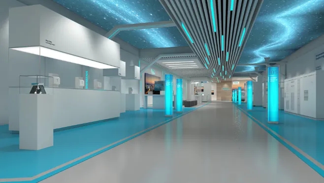 展館設(shè)計(jì)主題的高端設(shè)計(jì)效果